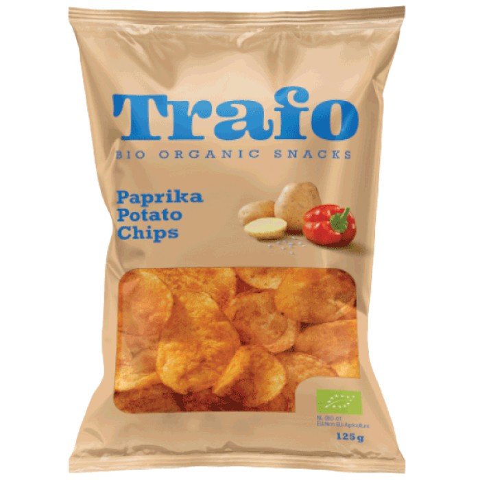 Trafo Organic Potato Chips & Paprika - Earthfare Supermarket - 5400313040109