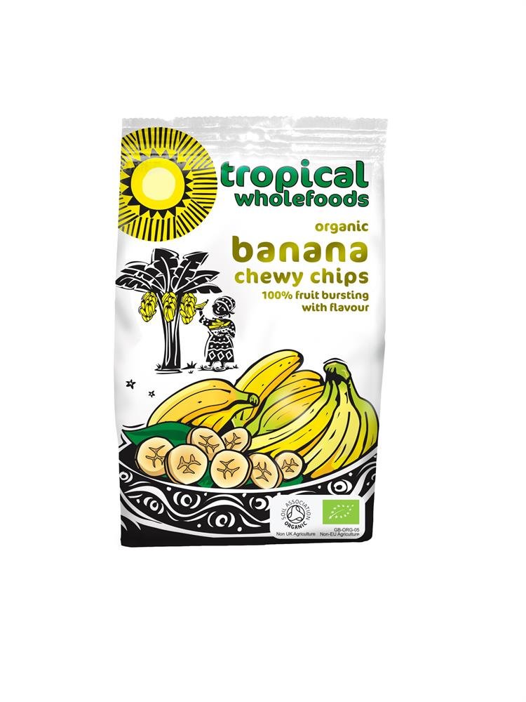 Tropical Wholefoods Organic Chewy Banana 150g - Earthfare Supermarket -