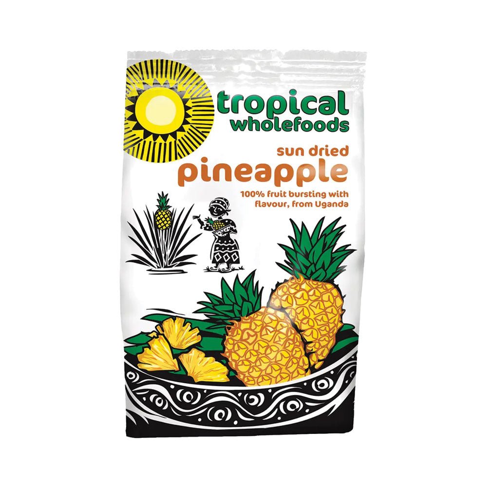 Tropical Wholefoods Sun Dried Pineapple - Earthfare Supermarket - 5030131120051