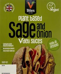 Vbites Sage And Onion Vdeli Slices - Earthfare Supermarket - 5021821144426