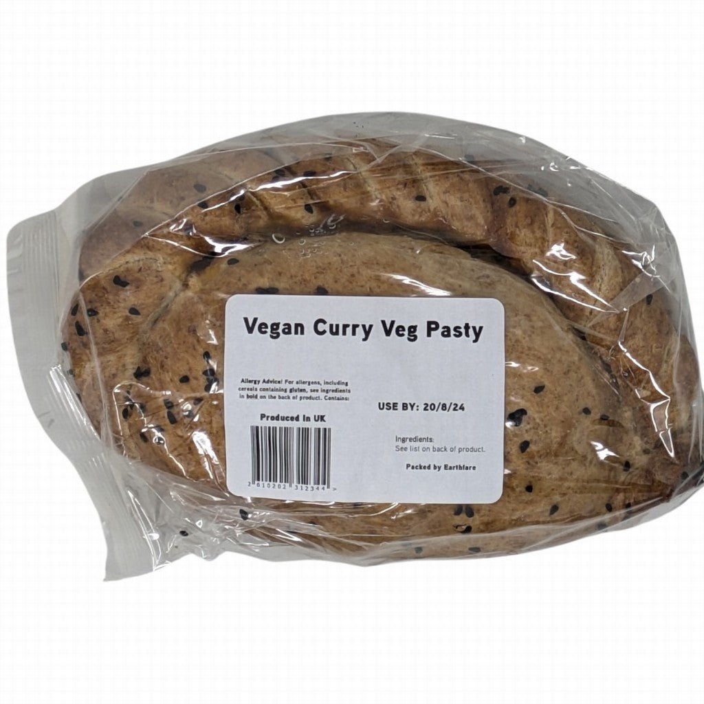 Vegan Veg Curry Pasty - Earthfare Supermarket - 2610202312344