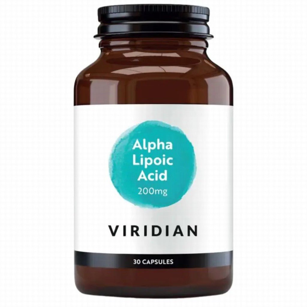 Viridian Alpha Lipoic Capsules 30 caps - Earthfare Supermarket - 5060003591351