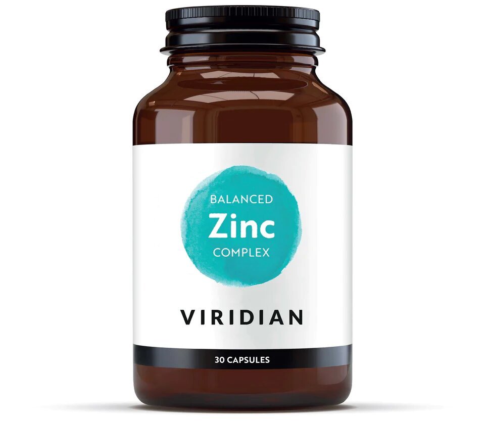 Viridian Balanced Zinc Complex 30 Caps - Earthfare Supermarket - 5060003593560