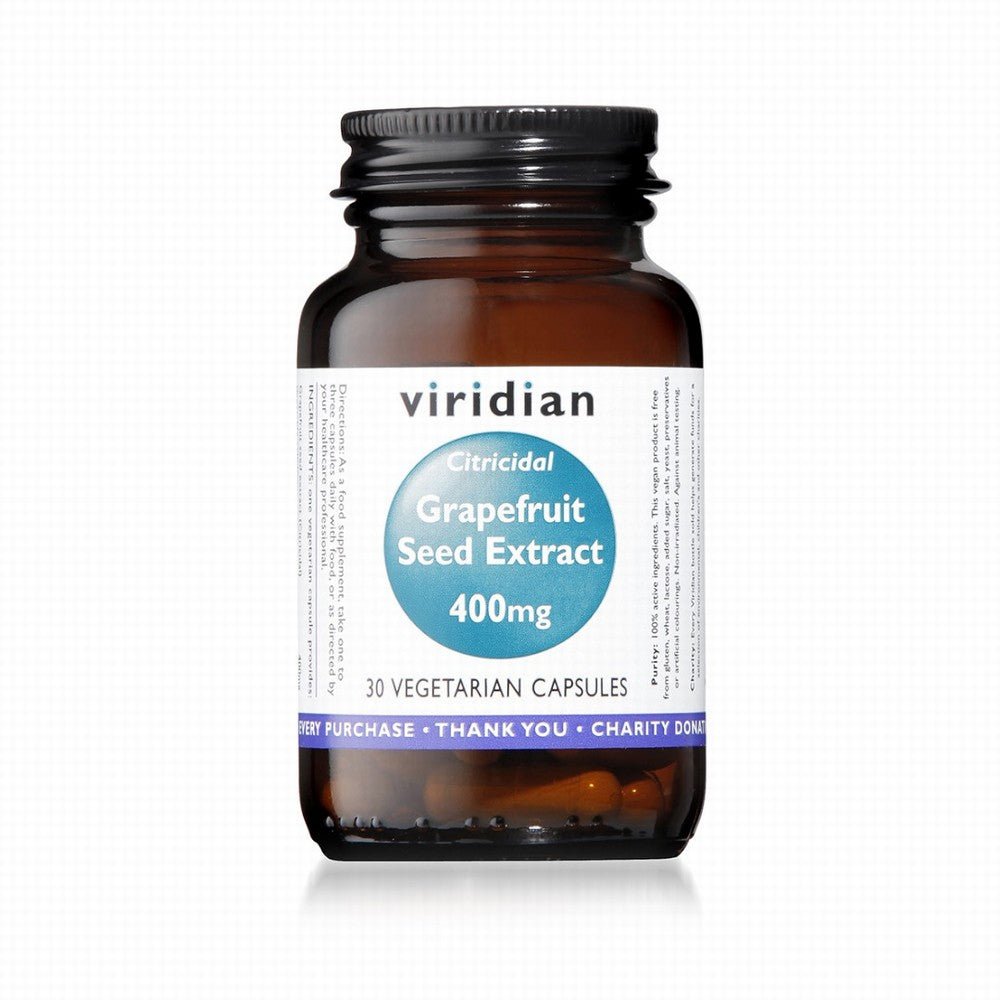 Viridian Grapefruit Seed Extract 400Mg - Earthfare Supermarket - 5060003593959