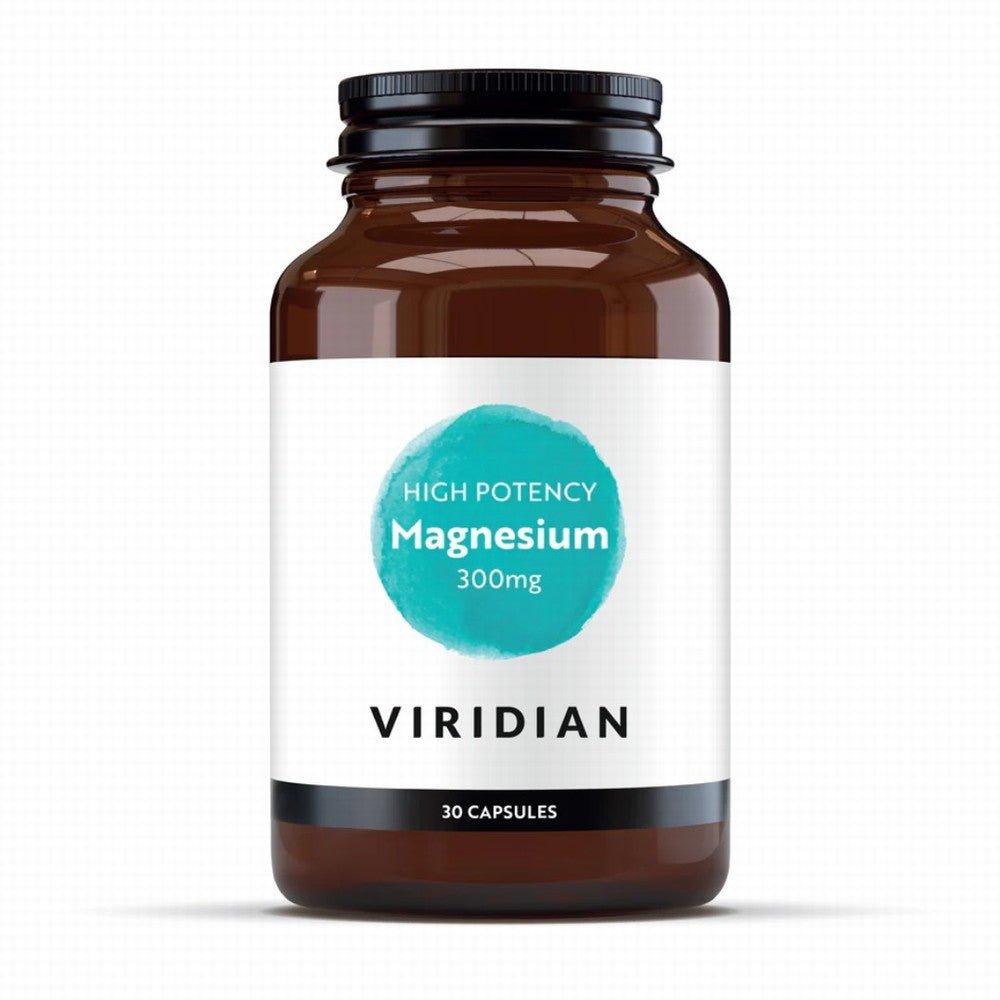 Viridian Hi - Potency Magnesium 300Mg 30Caps - Earthfare Supermarket - 5060003593034
