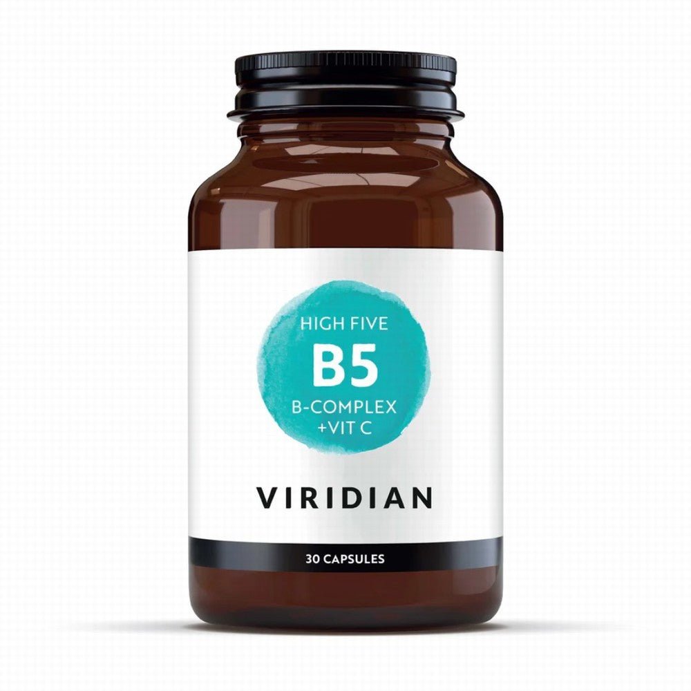 Viridian High B5 B - Complex + Vit C 30Caps - Earthfare Supermarket - 5060003592501