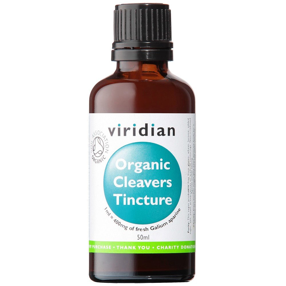 Viridian Organic Cleavers Tincture - Earthfare Supermarket - 5060003596080