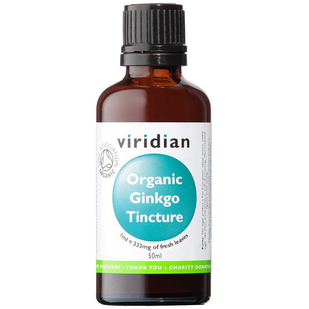 Viridian Organic Ginkgo Biloba Tincture - Earthfare Supermarket - 5060003596073