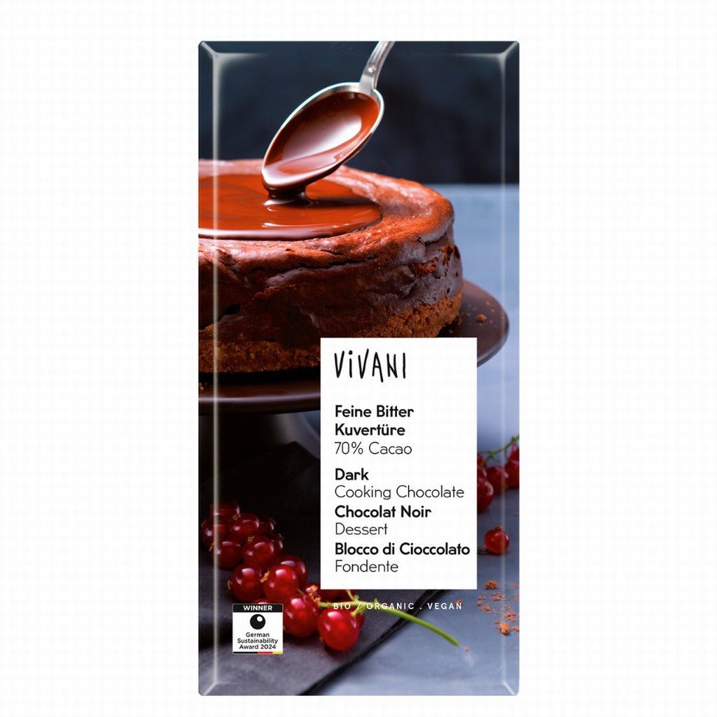 Vivani Cooking Chocolate Dark - Earthfare Supermarket - 4044889002225