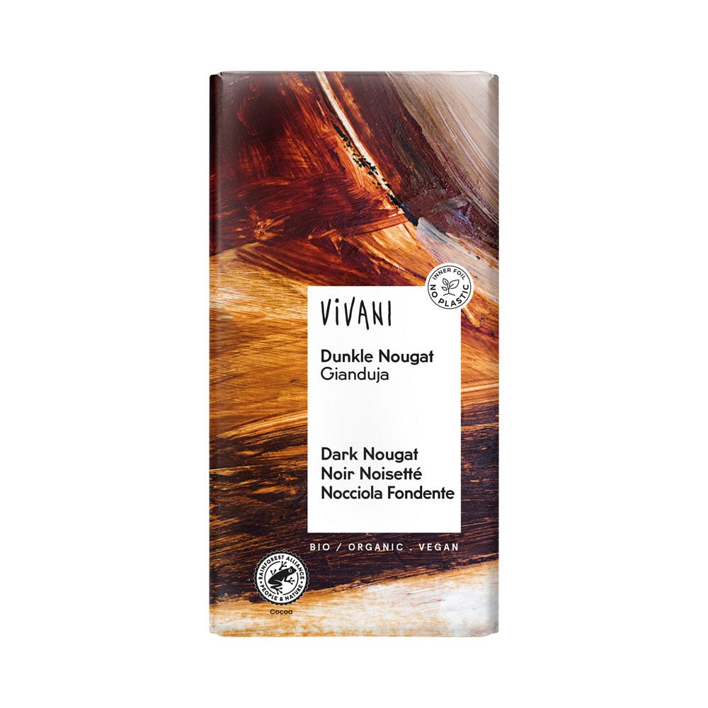 Vivani Organic Dark Nougat 100g - Earthfare Supermarket - 4044889001501