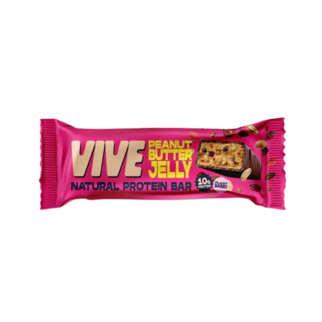 Vive Natural Protein Snack Bar Peanut ButterJelly - Earthfare Supermarket - 5060594020278