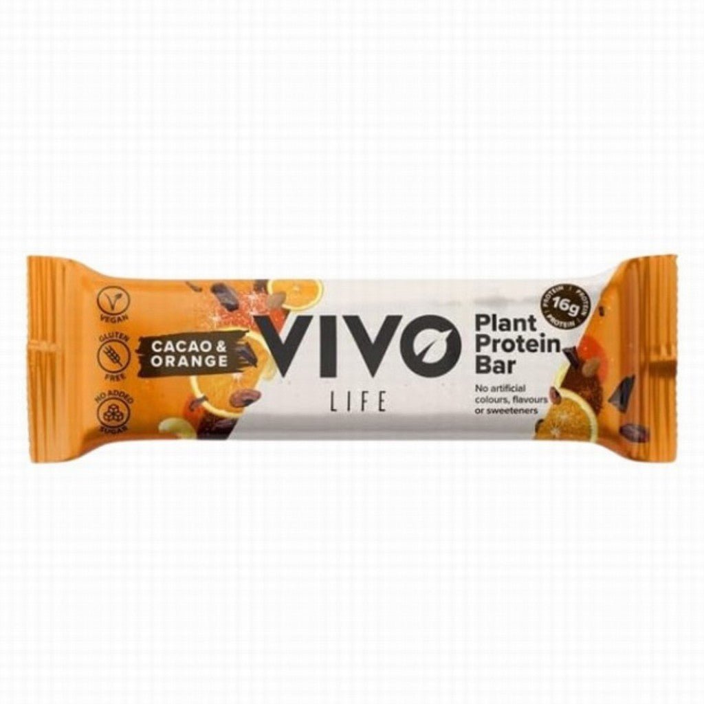 Vivo Cacao & Orange Protein Bar - Earthfare Supermarket - 5060572521827