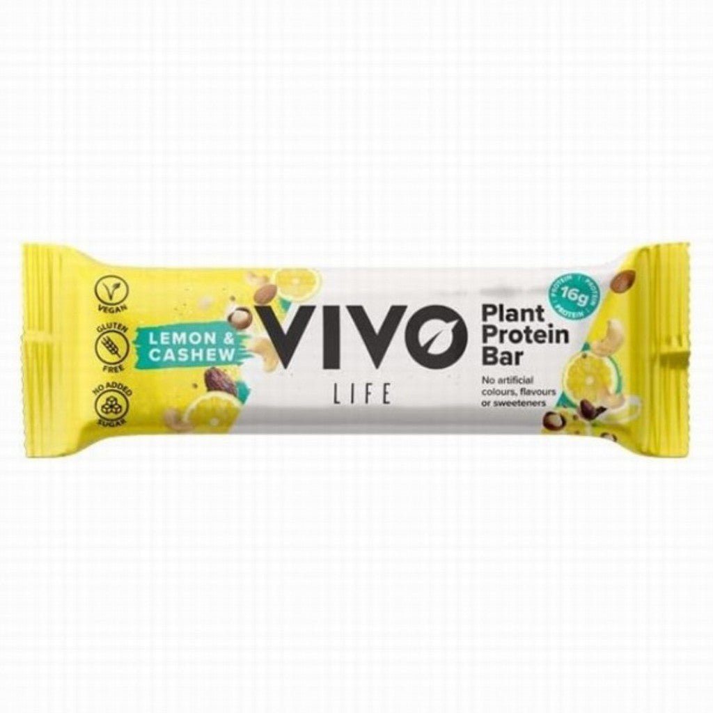 Vivo Lemon & Cashew Protein Bar - Earthfare Supermarket - 5060572521810