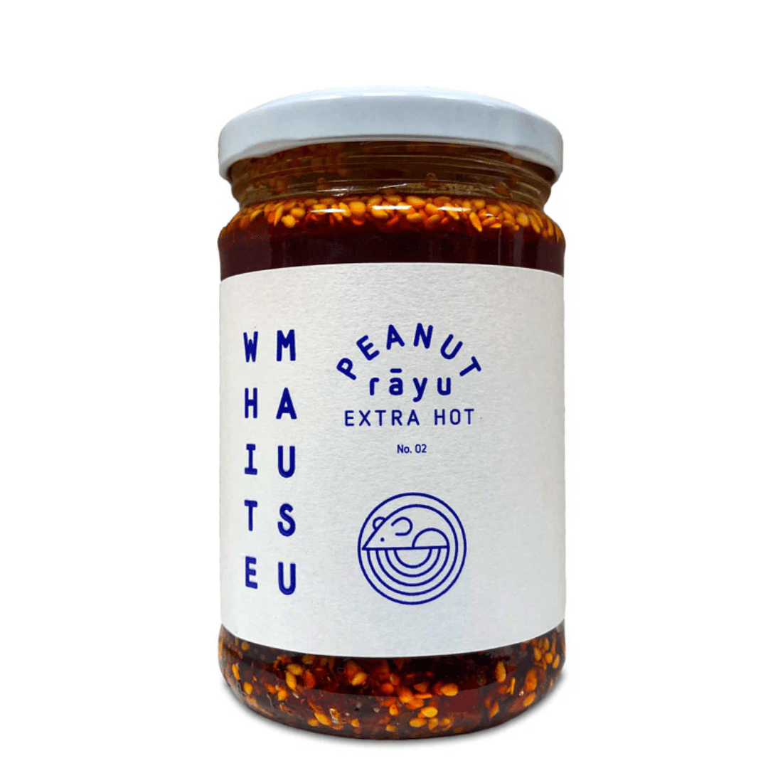 White Mausu Extra Hot Peanut Rayu 240g - Earthfare Supermarket - 5391539750098