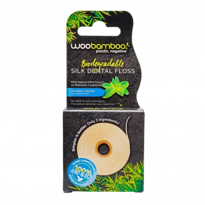Woobamboo Eco Dental Floss Mint - Earthfare Supermarket - 862692000290