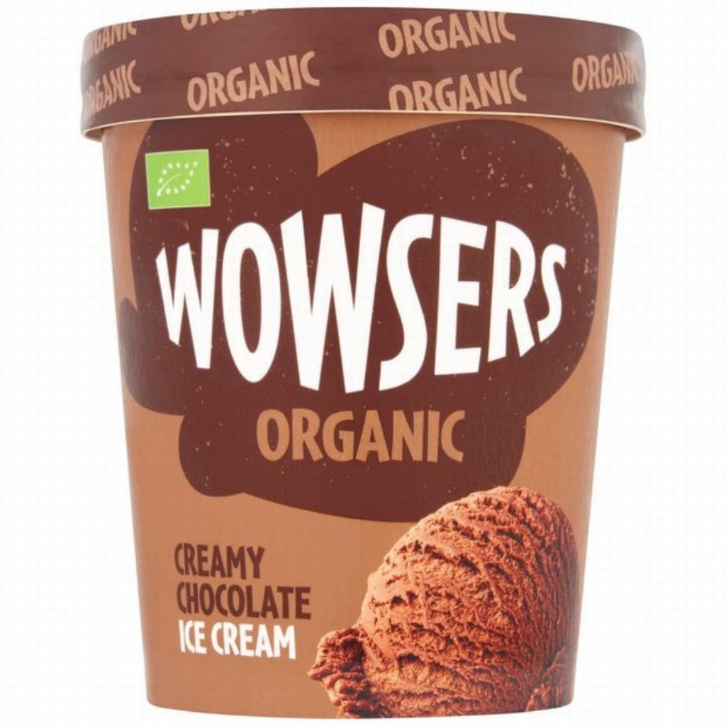 Wowser Organic Chocolate Ice Cream - Earthfare Supermarket - 5060501860294