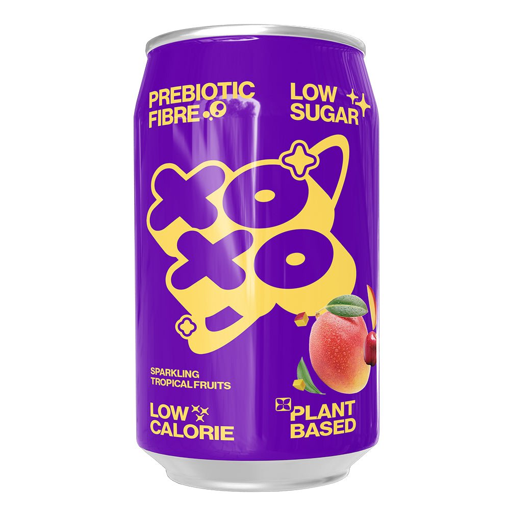 XOXO Tropical Prebiotic Soda 330ml - Earthfare Supermarket - 5065015569121