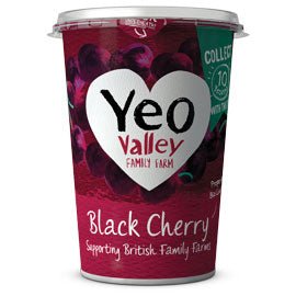 Yeo Valley Black Cherry Yoghurt - Earthfare Supermarket - 5036589206422