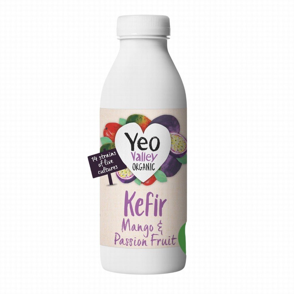 Yeo Valley Organic Kefir Drink Mango & Passion Fruit - Earthfare Supermarket - 5036589254874