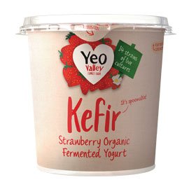 Yeo Valley Organic Kefir Strawberry - Earthfare Supermarket - 5036589252412