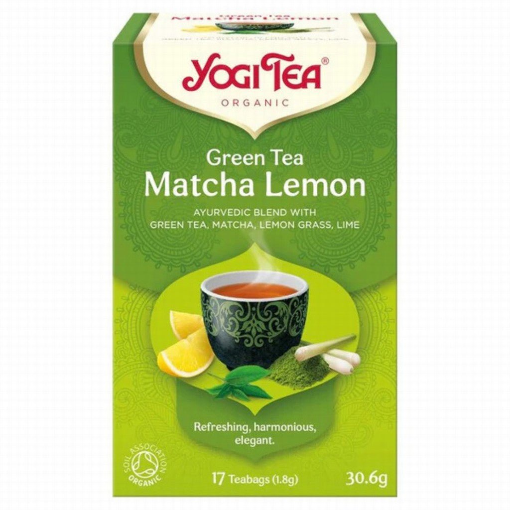 Yogi Tea Organic Green Tea Matcha Lemon - Earthfare Supermarket - 4012824403277