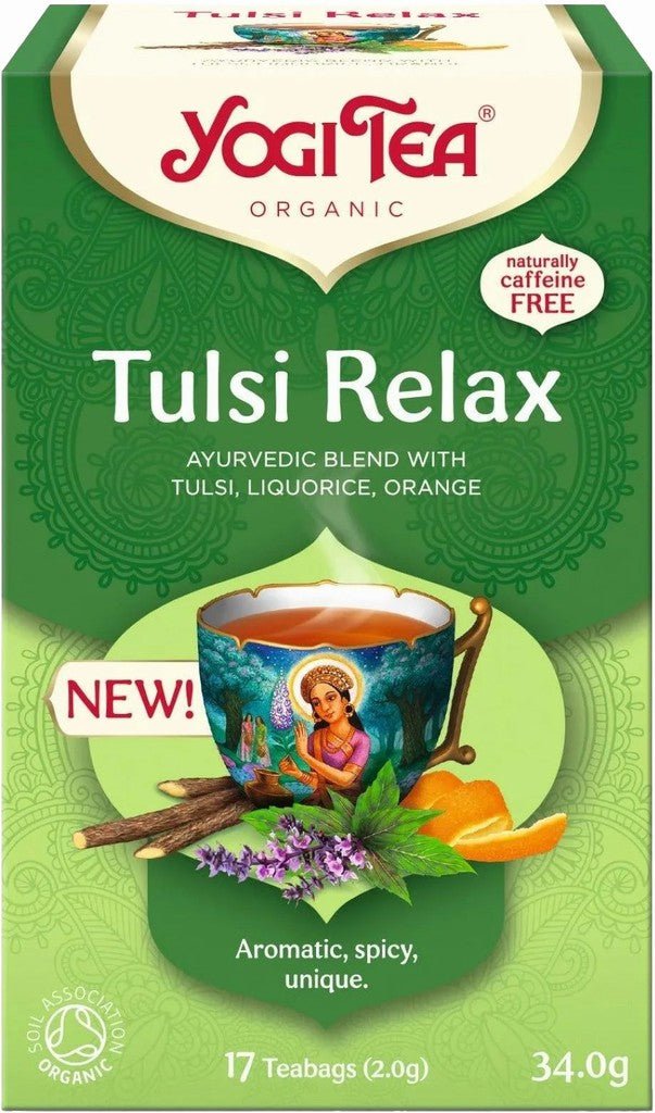 Yogi Tea Organic Tulsi Relax - Earthfare Supermarket - 4012824405622