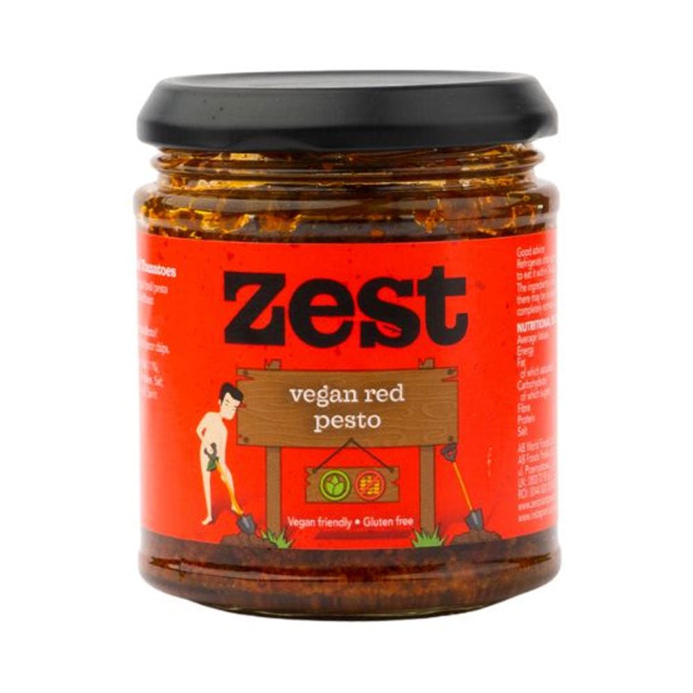 Zest Foods Vegan Red Pesto - Earthfare Supermarket - 5010338103590