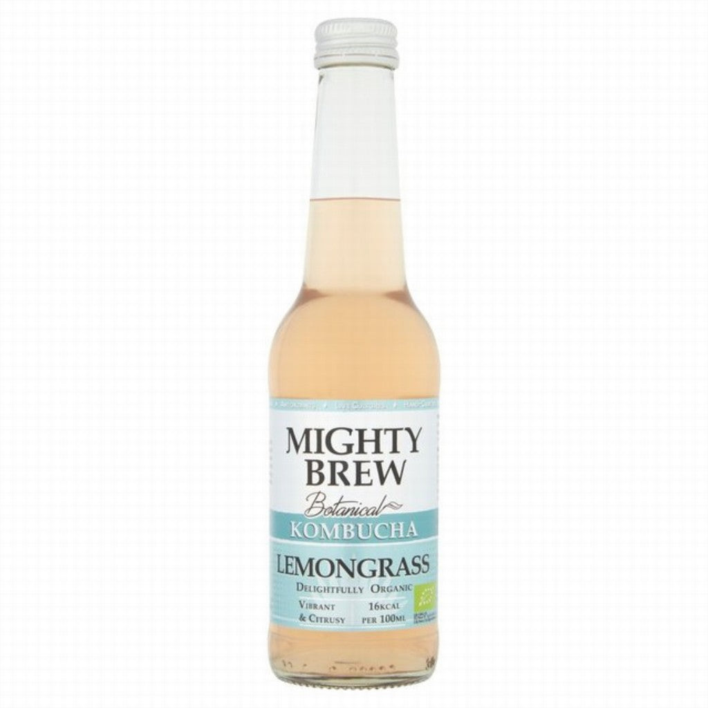 Mighty Brew Organic Kombucha Lemongrass 275Ml