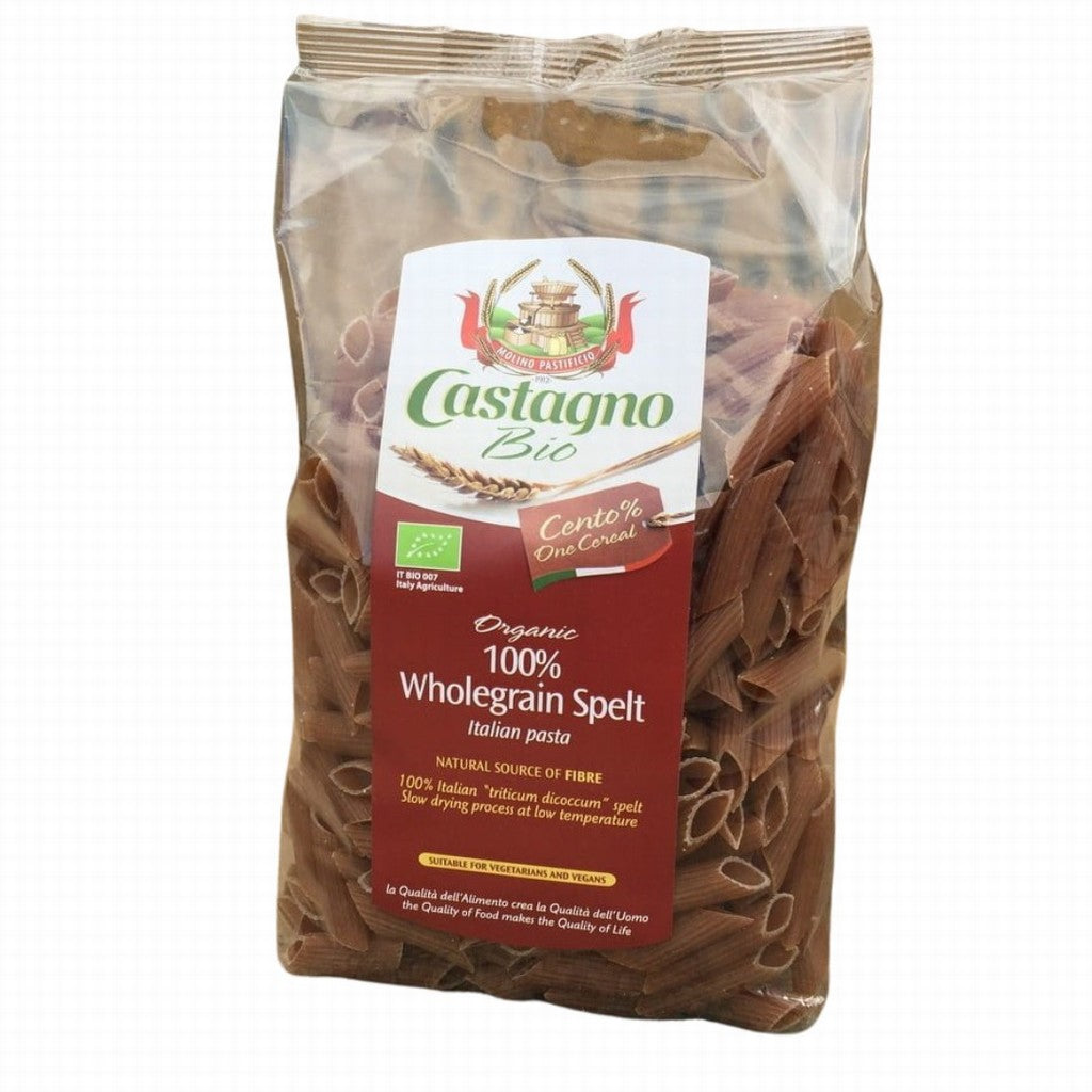 Castagno Organic Wholegrain Spelt Penne