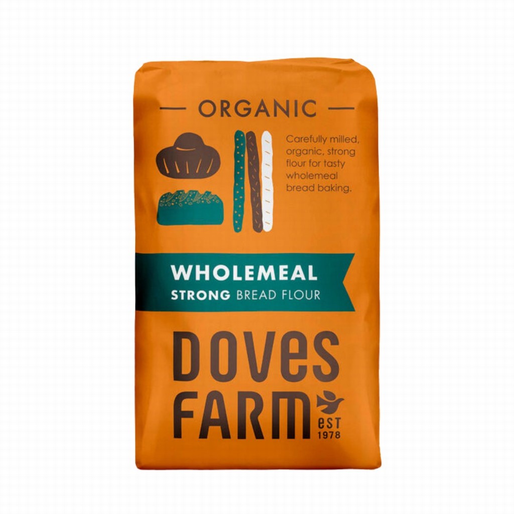 Doves Farm Organic Wholemeal Strong Bread Flour 1.5KG