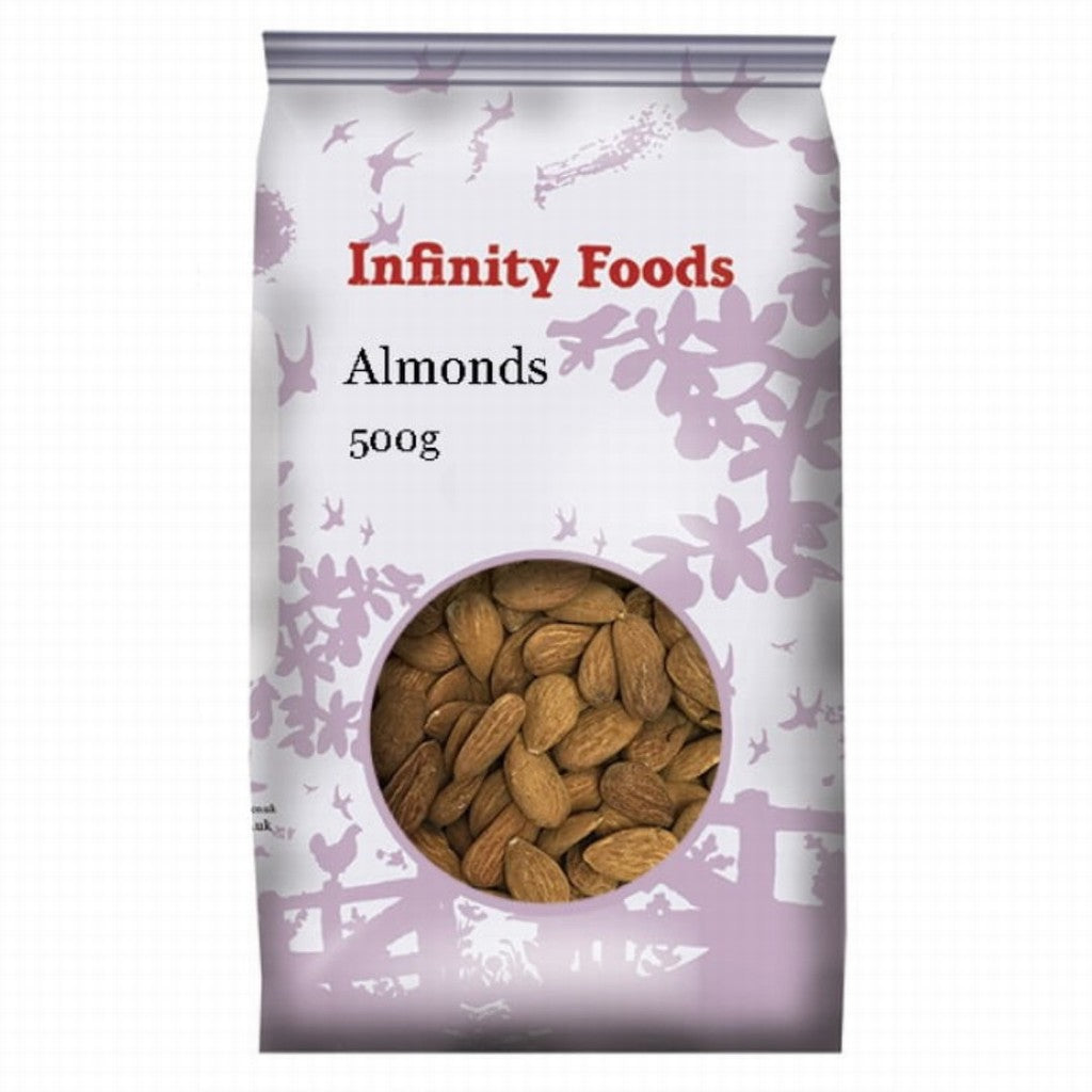 Infinity Almonds Whole 500g
