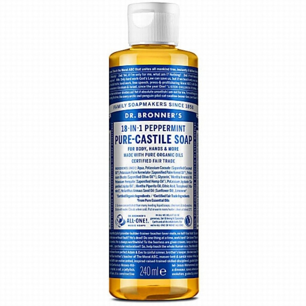 Dr Bronner Organic Soap Peppermint 240ml