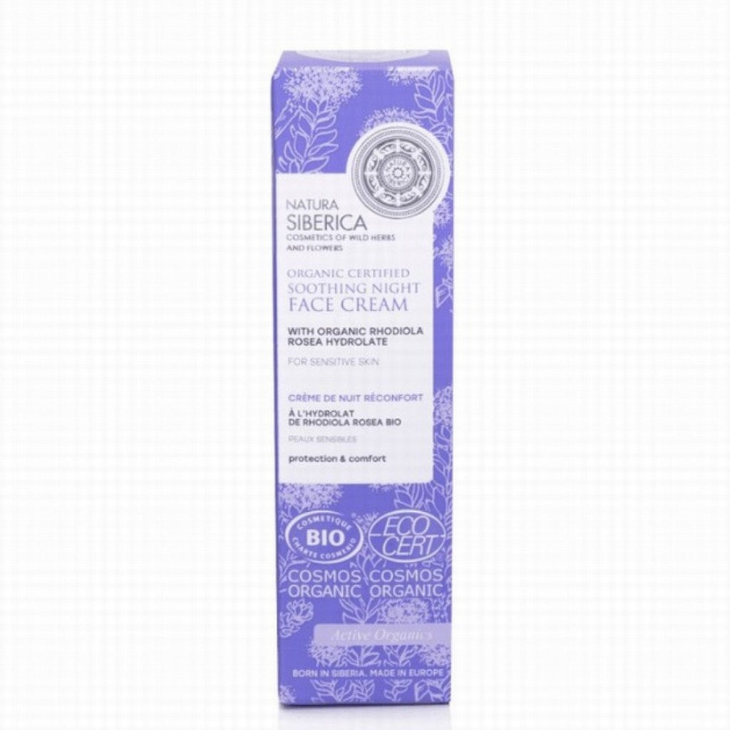Natura Siberica Organic Soothing Night Face Cream 50Ml
