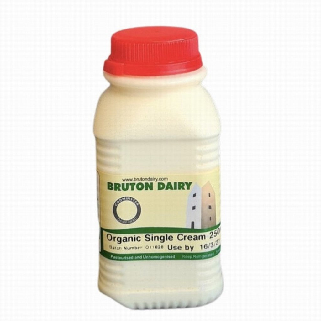 Bruton Dairy Organic Single Cream 250ml