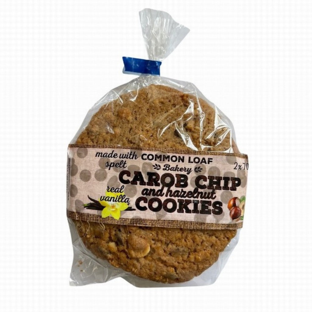Common Loaf Carob Chip & Hazelnut Cookies 2PACK