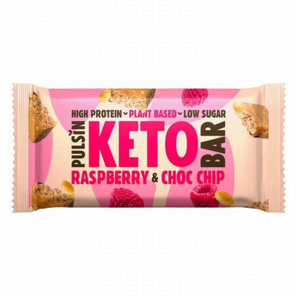 Pulsin Raspberry & Choc Chip Keto Bar