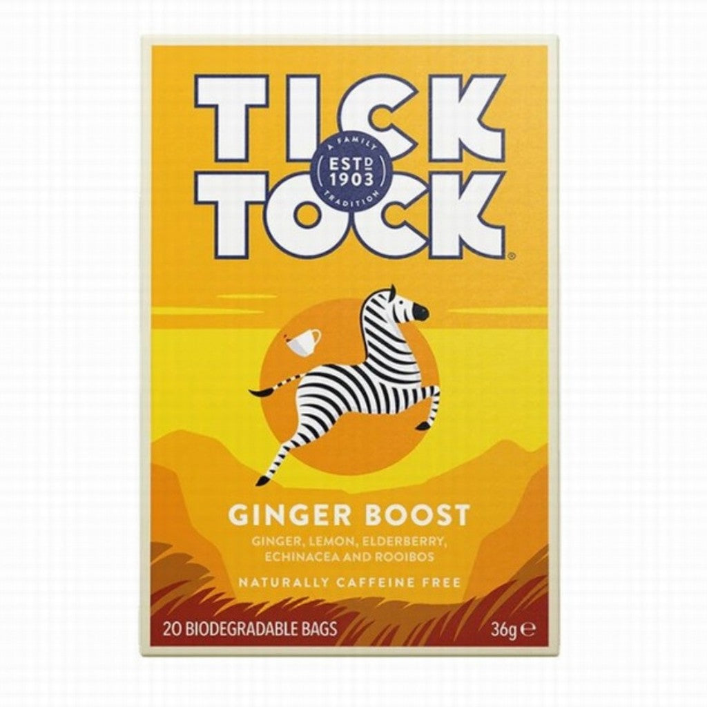 Tick Tock Wellbeing Ginger Boost Tea