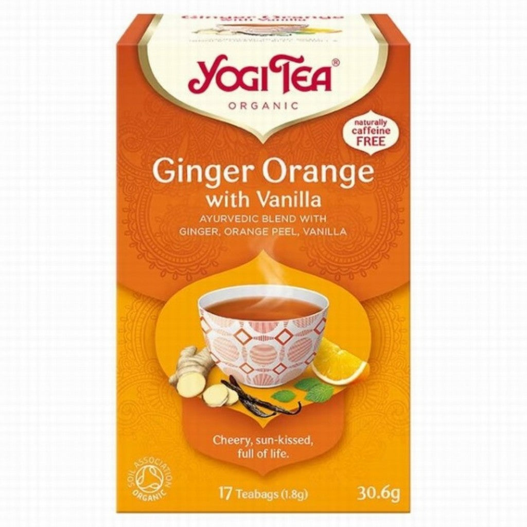 Yogi Tea Organic Ginger Orange With Vanilla