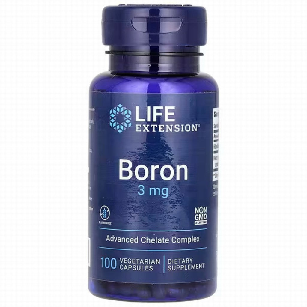 Life Extension Boron, 3mg - 100 vcaps