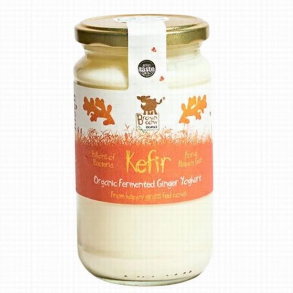 Brown Cow Kefir with Ginger