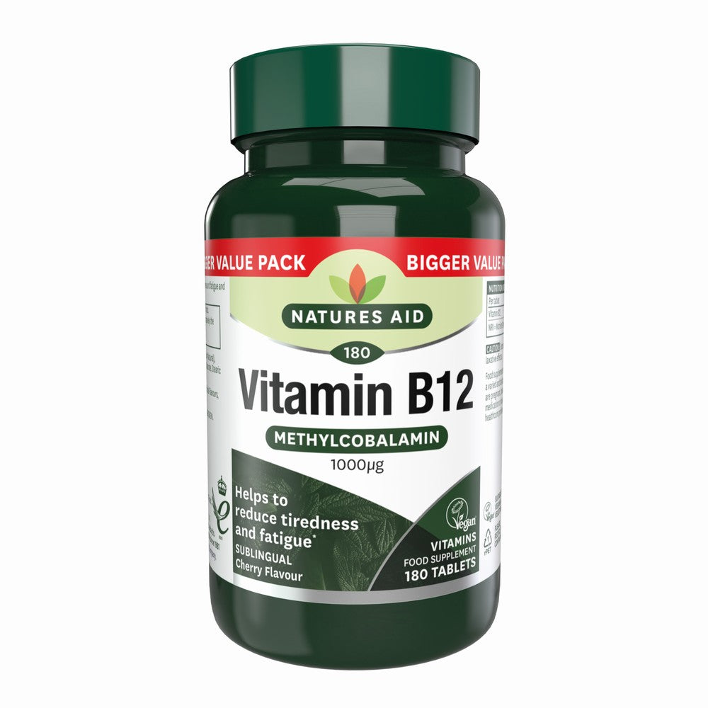 Natures Aid Vitamin B12 180 Tabs