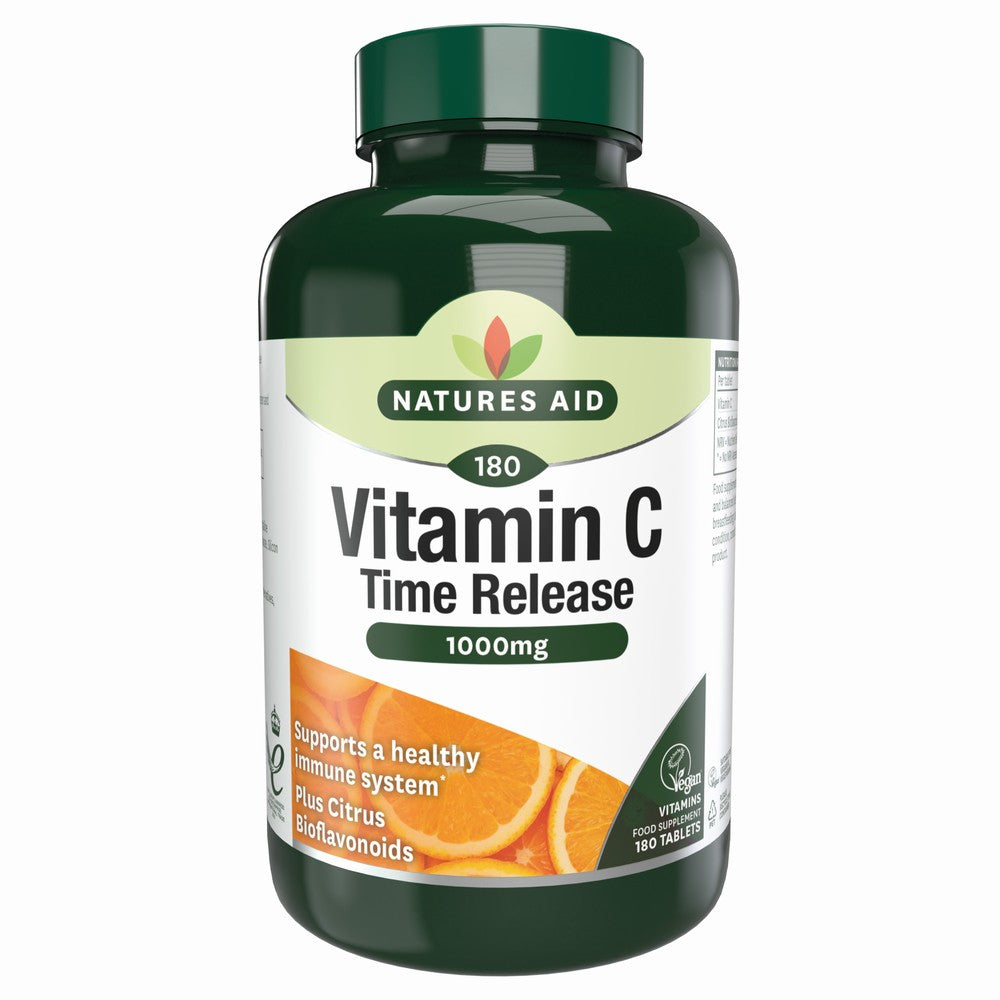 Natures Aid Vitamin C 1000Mg Time Release 180Tabs