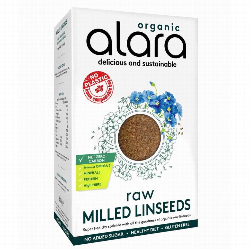 Alara Organic Raw Milled Linseeds