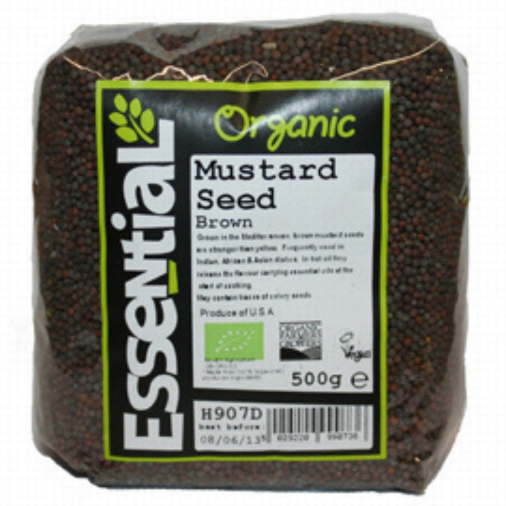 Essential Organic Mustard Seeds Brown