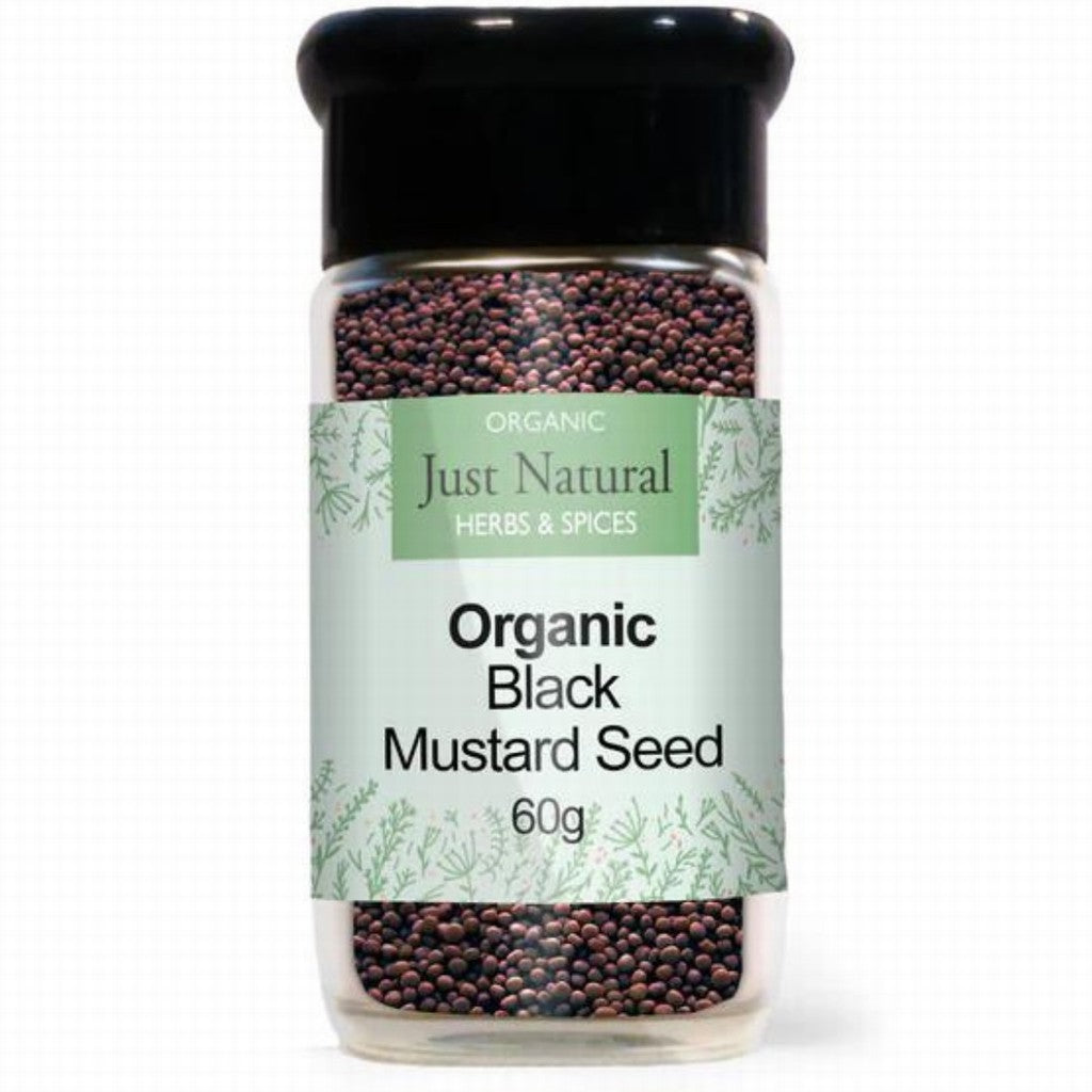 Organic Mustard Seeds Black Jar