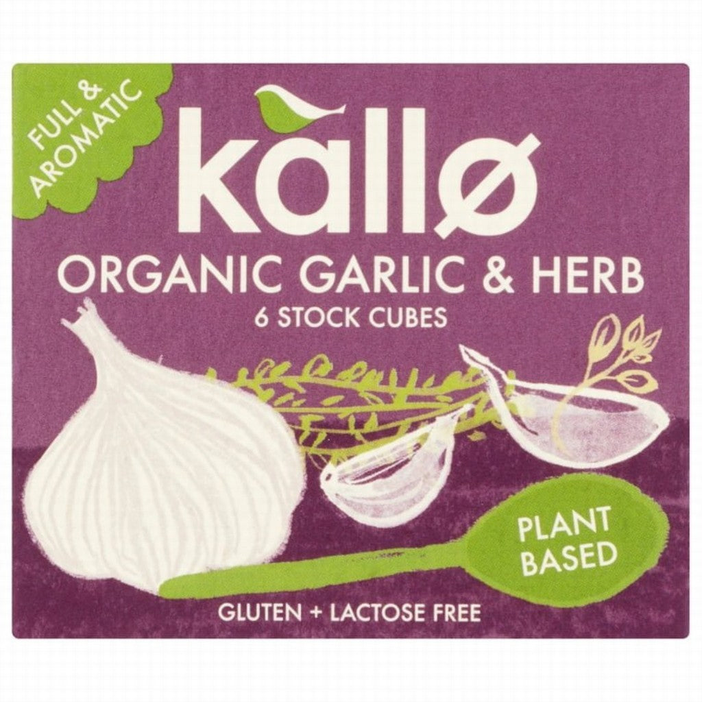 Kallo Organic Garlic & Herb Stock Cubes