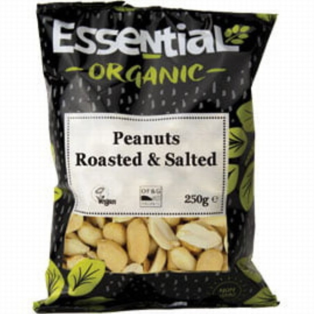 Essential Organic Peanuts Roasted & Salted 250G