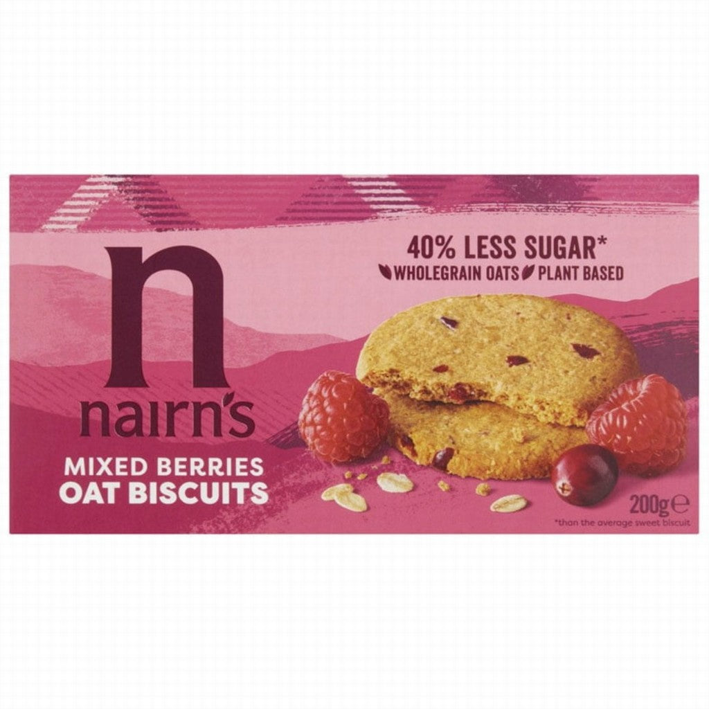 Nairns Mixed Berries Oat Biscuits 200G