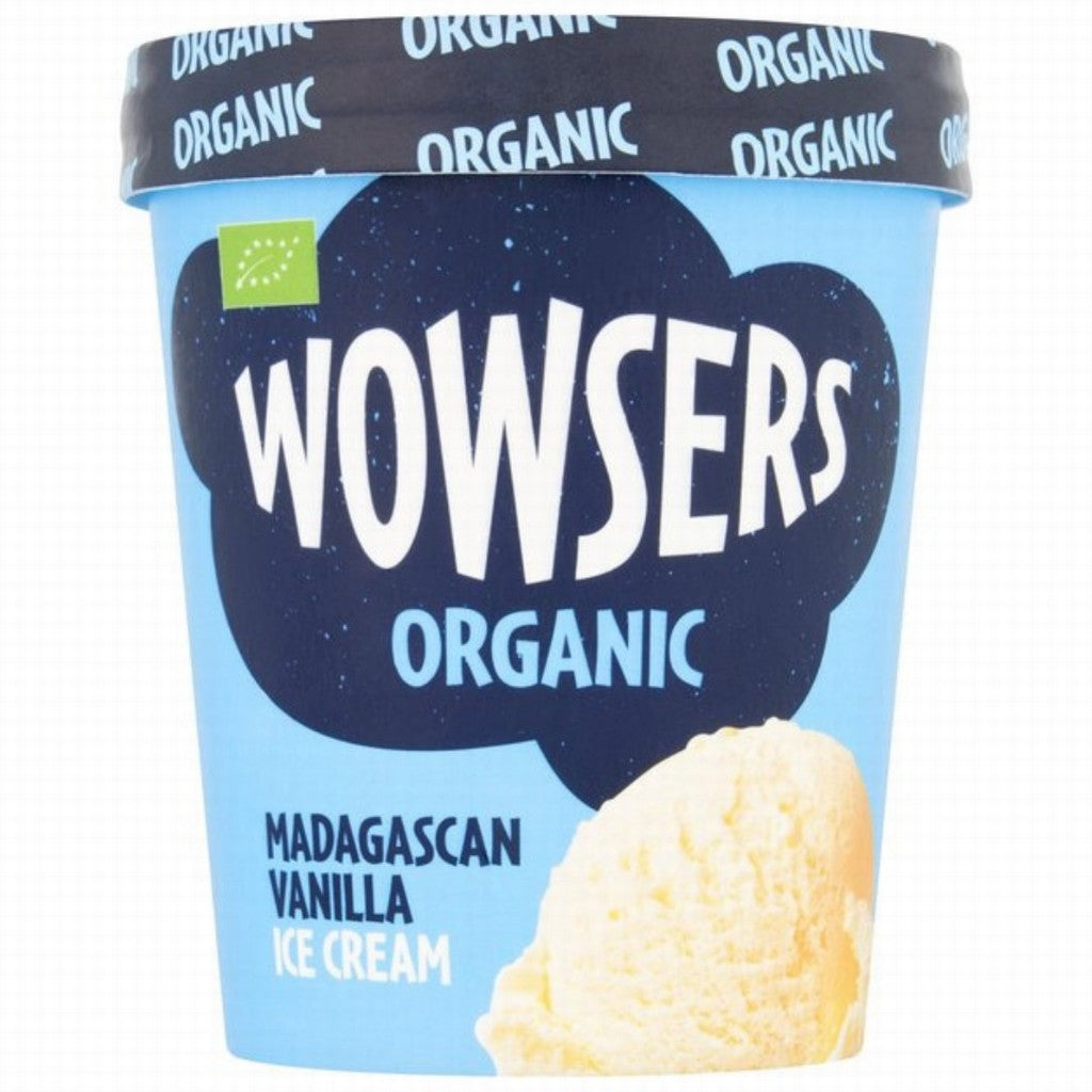 Wowser Organic Vanilla Ice Cream