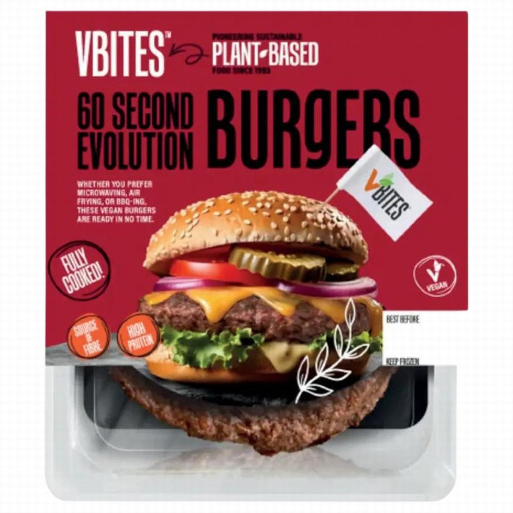Vbites Vegan Evolution Beef Style Burger